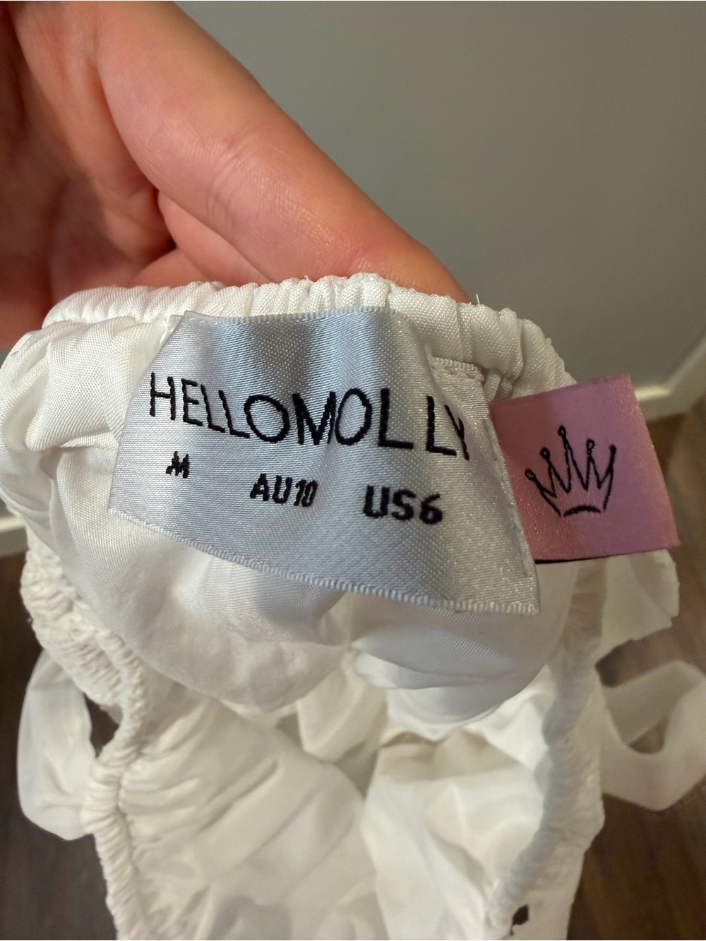 White Hello Molly dress - Picture 3 of 3